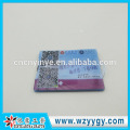 8.8*5.6 mould clear custom plastic business card case with logo print